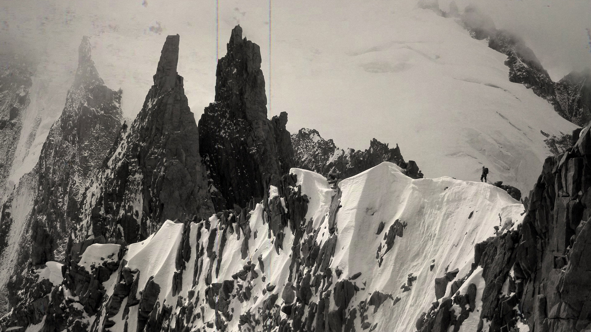The Ascent of the Aiguilles Ravanel and Mummery