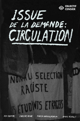 Issue de la demande : Circulation