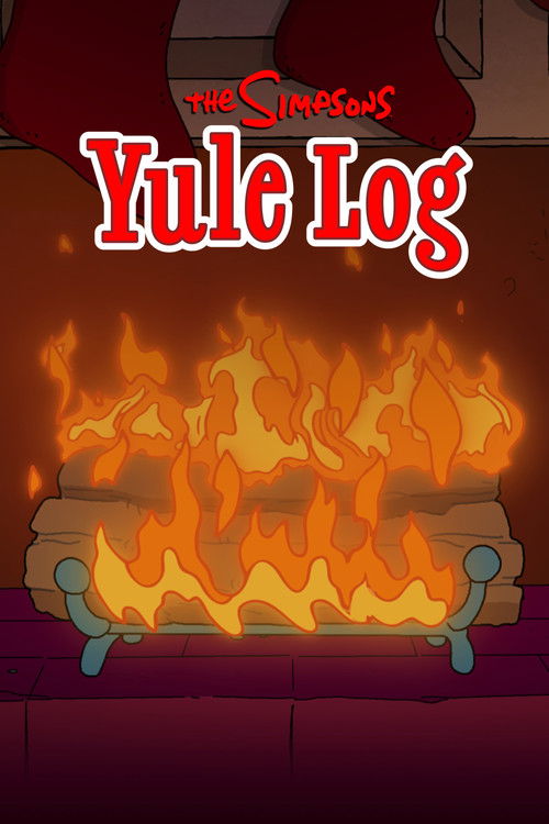 The Simpsons Yule Log