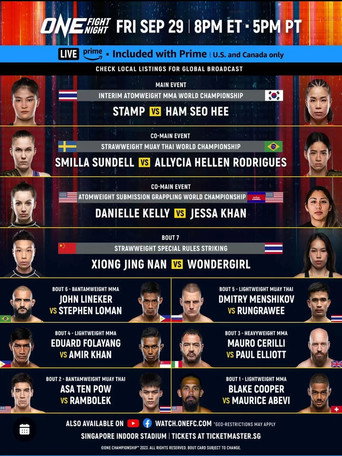 ONE Fight Night 14: Stamp vs. Ham