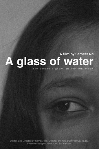 A glass of water
